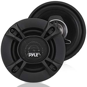 Pyle PL412BK Paire de haut-parleurs coaxiaux pour voiture 2 voies 10 cm 240 W 4 Ohm