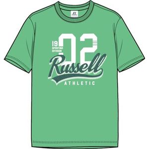 RUSSELL ATHLETIC 02ra-s/S T-shirt met ronde hals voor heren, Absint groen