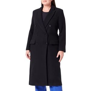 SISLEY Coat 2hclln02v wollen damesjas (1 stuk), Zwart 100