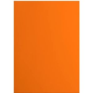 Vaessen Creative Florence 2927-012 glad papier, A4, 216 g/m², oranje, 10 vellen