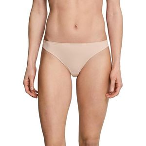 Schiesser Onzichtbare string van kant voor dames, Zand