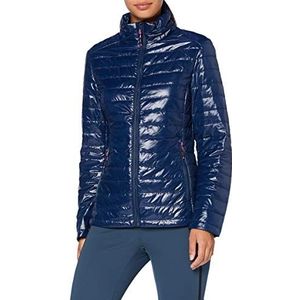 CMP Glanzende, waterdichte gewatteerde jas voor dames, Blauw