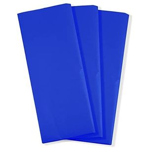 6 vellen blauw zijdepapier