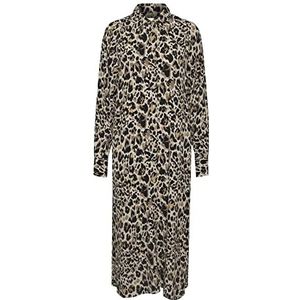 Part Two marlaspw dr. casual jurk dames, Neutral Leo Print