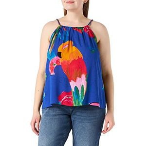 Desigual Blus_rodas Damesblouse, Blauw