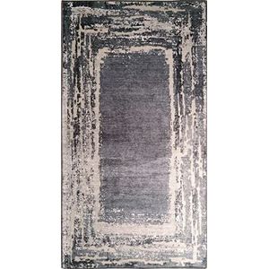 Mani Textile - Tapijt ring, grijs/beige, afmetingen: 120 x 180 cm