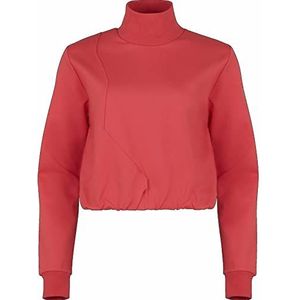 Fila Tirana Cropped Turtle Neck Sweat Tricot voor dames, teaberry, L, theaberry
