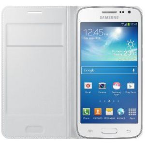 Samsung EF-WG386BW klapetui voor Galaxy Core 4G G386, wit