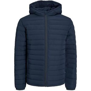 Jack & Jones Jjerecycle Raw Buffer Hood Noos bufferjas voor heren, Marineblauwe blazer