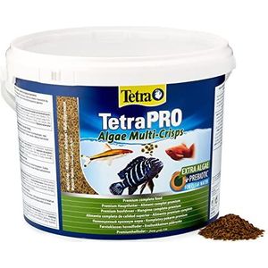 Tetra Pro Algae Multi-Crisps - Premium visvoer met algenconcentraat voor verhoogde weerstand, emmer van 10 liter
