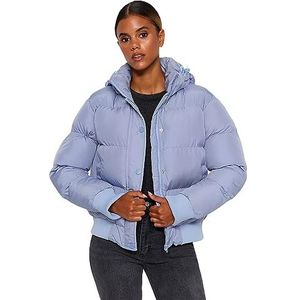 TRENDYOL Manteau droit pour femme, bleu, L