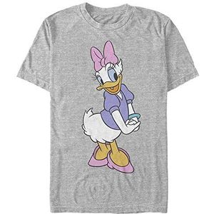 Disney Unisex T-shirt met korte mouwen Mickey Traditional Daisy Organic, Melange Grey, XXL, Melange Grey