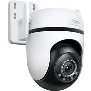 Tapo C52A bewakingscamera voor buiten, 360 graden, 2 K, 4 MP, Starlight, kleur, nachtzicht, AI-detectie, bewegingsbewaking, wifi of ethernet, microSD-kaart tot 512 GB