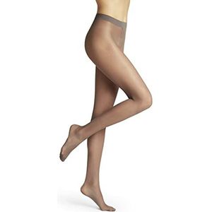 FALKE Dames Pure Matt 20 DEN transparante panty mat effen elegante riem comfort zonder druk op de taille stop-mesh aan de tenen fijn garen zacht duurzaam 1 paar, Grijs (Platinum 3903) Nieuw -