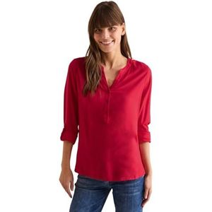 Cecil B345312 Effen damesblouse, Granita Red