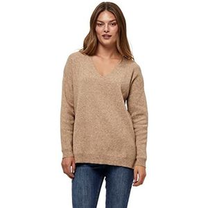 Peppercorn rosalia dames trui lang, 0273 m warm zand mix