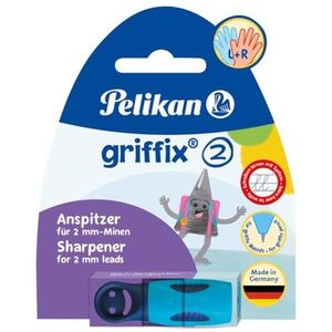 Pelikan Griffix Puntenslijper met opvangbak, oceaanblauw, 1 stuk