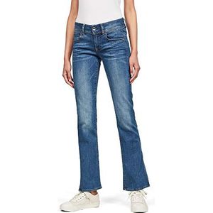 G-STAR RAW Dames Midge Bootcut Jeans, Blauw (Faded Blue 6553-a889), 26 W/34 L