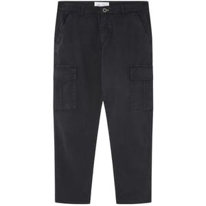 SPRINGFIELD Pantalon cargo pour homme, Noir standard, 40