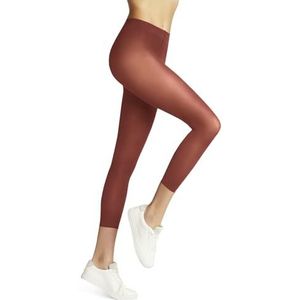 FALKE Pure Matt 50 DEN Capri W LE semi-opaques unis 1 paire, Leggings Femme, Rouge (Lobster 8862) nouveau - écologique, M-L