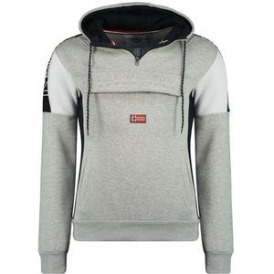 Geographical Norway Fago Heren Hood Hoodie, Lichtgrijs