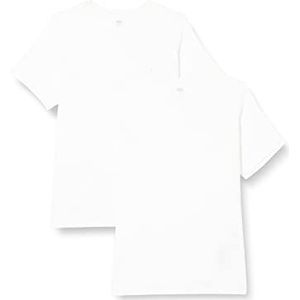 Levi's Big & Tall T-shirt voor heren, 2-pack (2 stuks), wit/wit