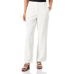 Vero Moda VMCARMEN HR Straight Pant Noos broek, Snow White, S/30 dames, Snow White, S, Sneeuwwitje