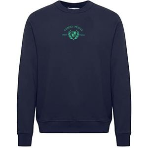 CASUAL FRIDAY Sweat-shirt Cfsage Relaxed Sweat W. Embroidery pour homme, Bleu marine foncé (194013)., XL