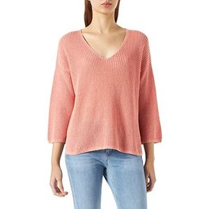 Part Two Netronapw Dahlia PU-pullover voor dames, Dahlia in bloeiende bloem