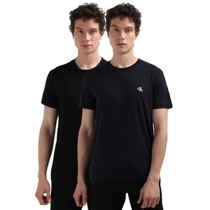 Calvin Klein Jeans T-shirt voor heren, Blauw (Night Sky / Ck Black)