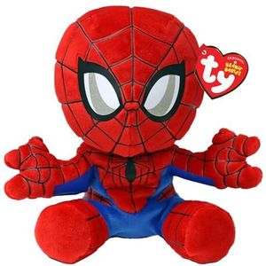 TY Spiderman Marvel Avengers Beanie Babies Regular gelicentieerde babymuts van zacht pluche, verzamelspeelgoed, knuffelig pluche