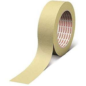 Tesa 60 stuks universele afdektape dragerpapier natuurlijk rubber plakband afdektape 125µm 50m x 30mm transparant