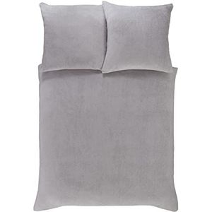 Sleepdown Just Contempo beddengoedset, 200 x 200 cm, 2 kussenslopen, 80 x 80 cm, grijs