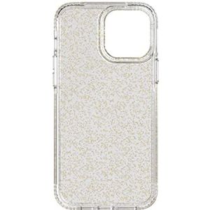 tech21 Evo Sparkle iPhone 13 Pro Max glitter telefoonhoes met 3,6 m meervalbescherming gouden glitter