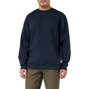 Carhartt Carhartt Halfdik sweatshirt met ronde hals en losse pasvorm, trainingspak voor heren (1 stuk), Marineblauw (New Navy)