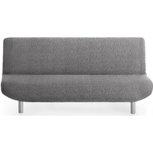 ECOMMERC3 Housse de canapé lit 3 places clic-clac bi-élastique - Housse de canapé gris foncé protecteur super élastique pour canapés clic-clac, livre et futon