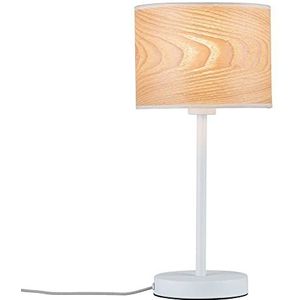 Paulmann Neordic Neta tafellamp, max. 1x20W, E27, hout/wit, 230V, hout/metaal, 79638
