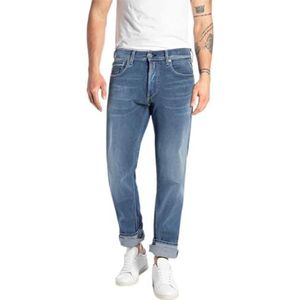 Replay Grover Powerstretch denim jeans voor heren, 009 Medium Blauw