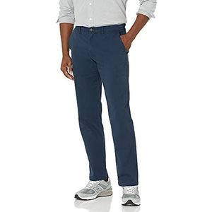 Amazon Essentials Pantalon chino extensible décontracté pour homme, coupe droite, bleu marine, 78,7 x 73,7 cm (l x L)