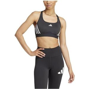 adidas Femme PowerReact Train 3Stipes Bra, BLACK, L