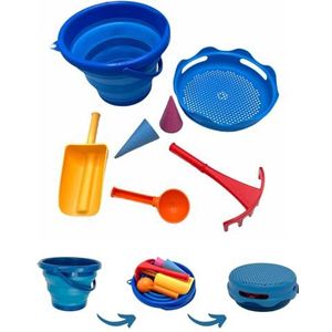 Turtle 970244 Sand Toys Set, blauw