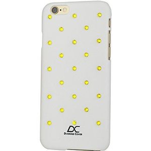 Diamond Cover New York 315459 Strobe beschermhoes voor Apple iPhone 6/6S geel / wit met Swarovski Elements