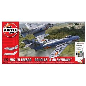 Airfix A50185 1/72 Mig 17F Fresco Douglas A-4B Skyhawk Dogfight Double modelbouw