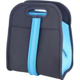 Bergner Walking Pleasure Neopreen Cooler Lunchtas, 22,5 x 14 x 27 cm, blauw/grijs