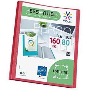 Viquel Documentbeschermer met uitneembare hoezen, Documentenhouder, 50 weergaven, Personaliseerbaar, A4-formaat, Niet gekleurd