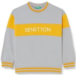 United Colors of Benetton Shirt G/C M/L 3fppc202r Trainingspak, uniseks, kinderen, 1 stuk, Lichtgrijs 16k