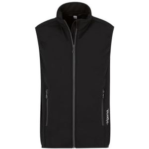 Trigema Dames softshell vest zwart (008) XXL, zwart (008)