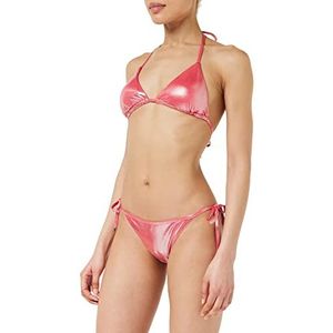 Emporio Armani Lyrca dames bikini set stippen koraal L, Koraal