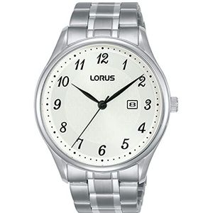 Lorus Classic Man RH907PX9 herenpolshorloge analoog kwarts roestvrij stalen armband, zilver., armband