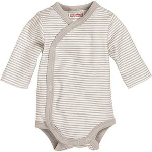 Schnizler Wikkelbody Ringel Body Unisex Kinderen, beige/wit